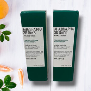 Lot 2 x SOME BY MI Korean Skin Care AHA BHA PHA 30 Day Miracle Toner 5.1 oz New